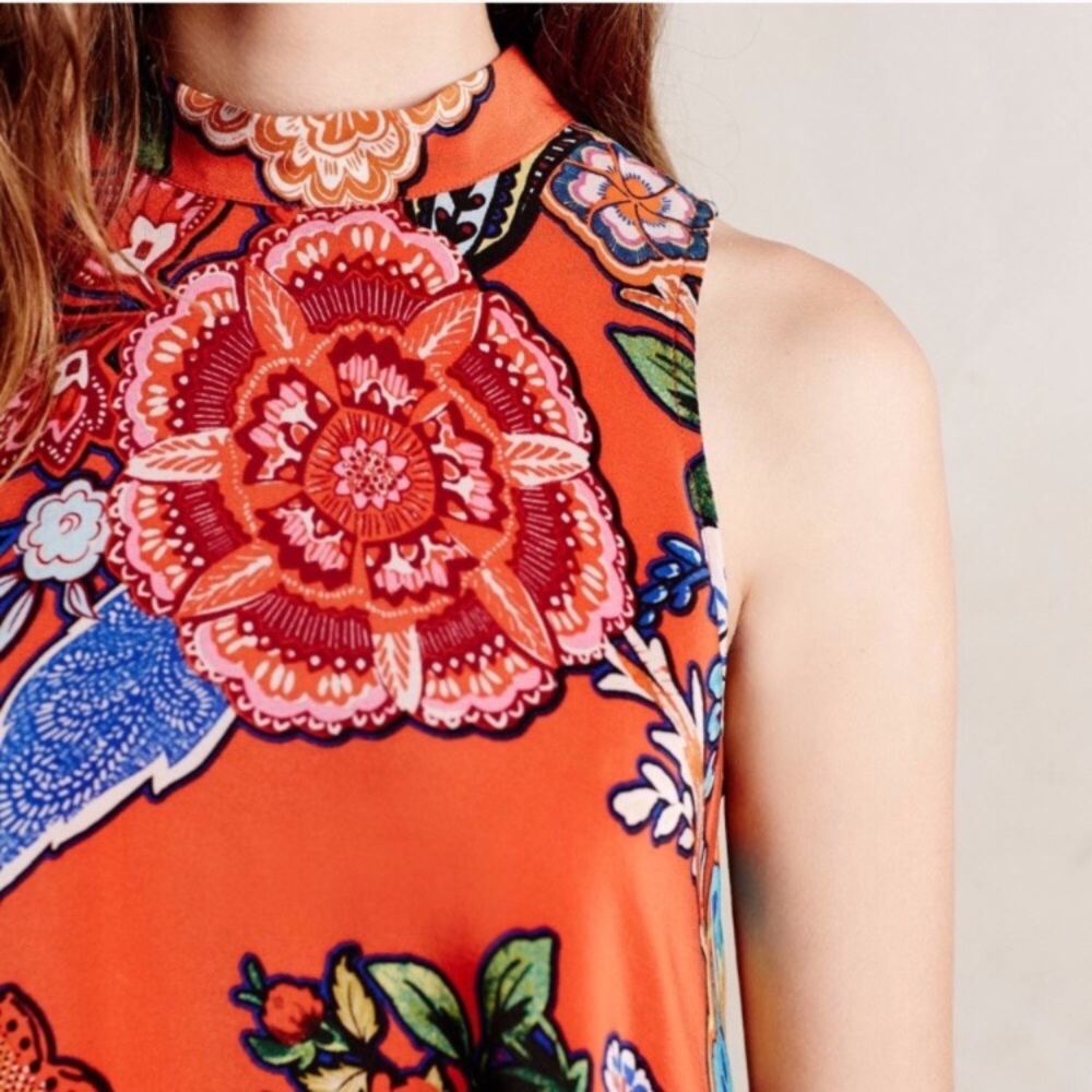 Anthropologie Maeve Larkhill Floral Swing Dress XS - Picture 3 of 8